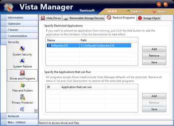 Vista Manager screenshot 50