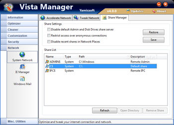 Vista Manager screenshot 58