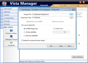 Vista Manager screenshot 70