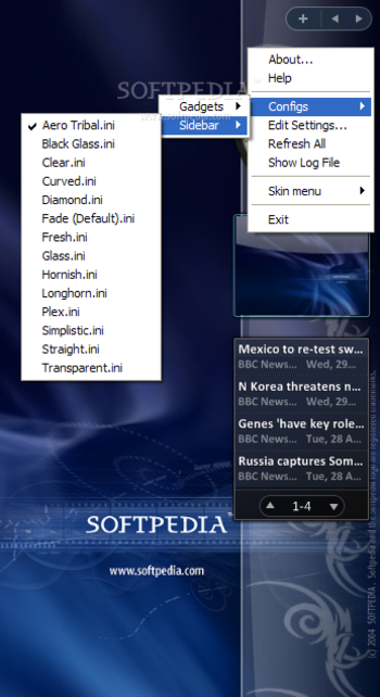 Vista Rainbar screenshot 2