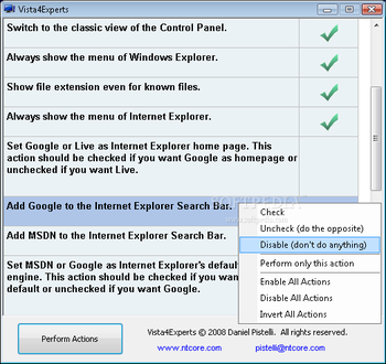 Vista4Experts screenshot