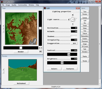 VistaPro screenshot 3