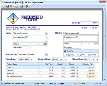 VistaSuite screenshot 3