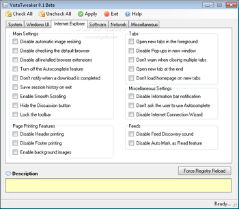 VistaTweaker screenshot 3