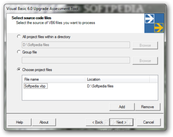 Visual Basic 6.0 Upgrade Assessment Tool screenshot 2