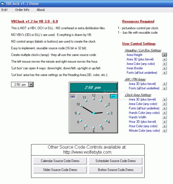 Visual Basic Controls (Source Code) screenshot 3