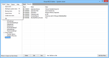 Visual BCD Editor screenshot 3