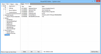 Visual BCD Editor screenshot 4