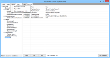 Visual BCD Editor screenshot 5