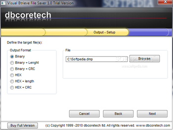 Visual Btrieve File Saver screenshot 2