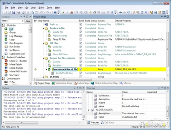 Visual Build Professional screenshot