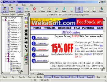 Visual CHM screenshot