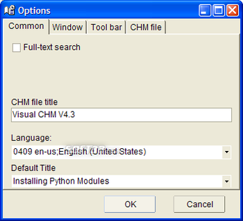 Visual CHM screenshot 2