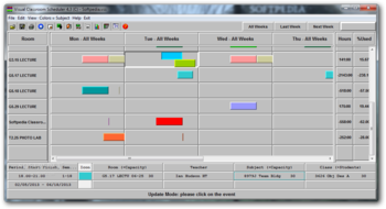 Visual Classroom Scheduler screenshot