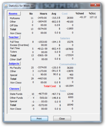 Visual Classroom Scheduler screenshot 12