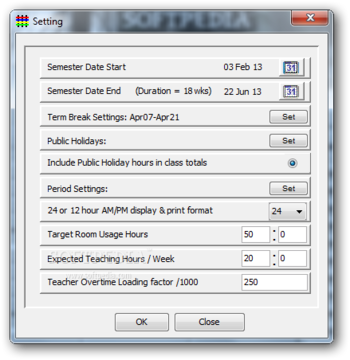 Visual Classroom Scheduler screenshot 13