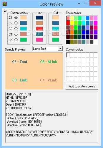 Visual Color Picker screenshot 2