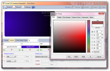 Visual CSS Gradient Generator screenshot 3