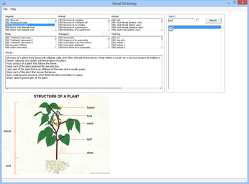 Visual Dictionary screenshot