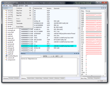 Visual DuxDebugger screenshot 2