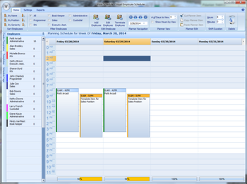 Visual Employee Scheduler screenshot 2