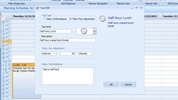 Visual Employee Scheduler screenshot 3