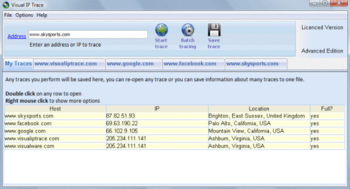 Visual IP Trace screenshot 2