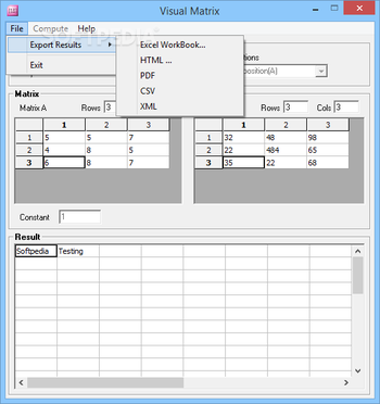 Visual Matrix screenshot 2