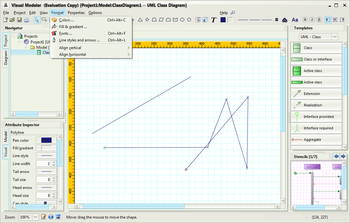 Visual Modeler for UML screenshot 2