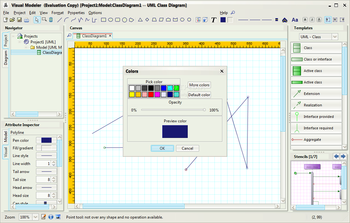 Visual Modeler for UML screenshot 5