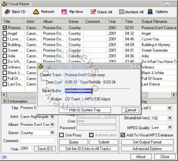 Visual MP3 4.3 screenshot 2