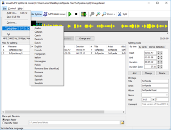 Visual MP3 Splitter & Joiner screenshot 2