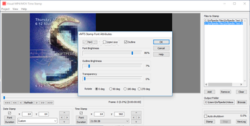 Visual MP4/MOV Time Stamp screenshot 4