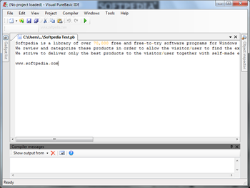 Visual PureBasic IDE screenshot