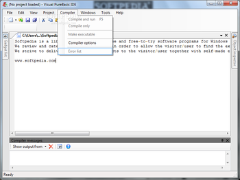 Visual PureBasic IDE screenshot 3
