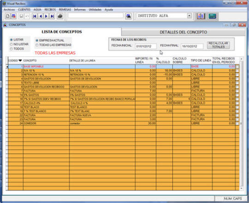 Visual Recibos screenshot 2