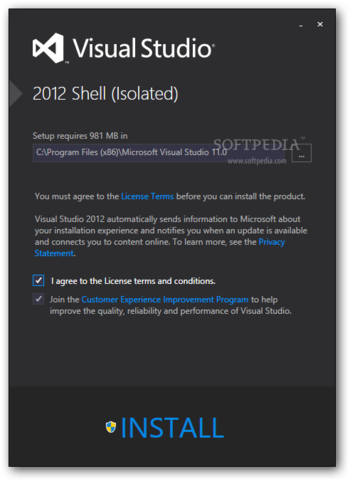 Visual Studio Shell Redistributable screenshot