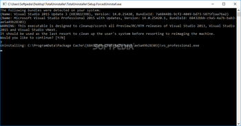 Visual Studio Uninstaller screenshot 2