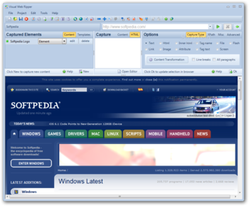 Visual Web Ripper screenshot