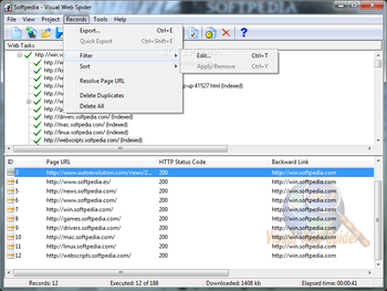 Visual Web Spider screenshot 5
