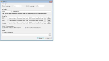 VisualCodeGrepper screenshot
