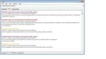 VisualCodeGrepper screenshot 2