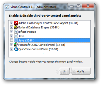 VisualControls screenshot