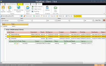 VisualCron screenshot 10
