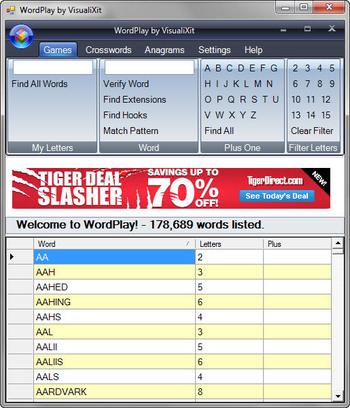 VisualiXit WordPlay screenshot