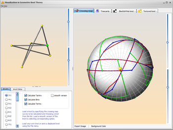 Visualization in Geometric Knot Theory screenshot
