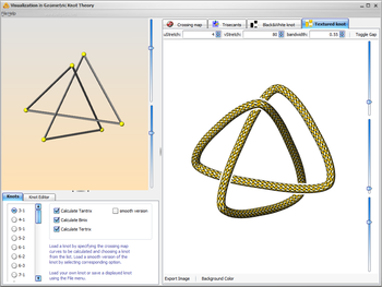 Visualization in Geometric Knot Theory screenshot 4