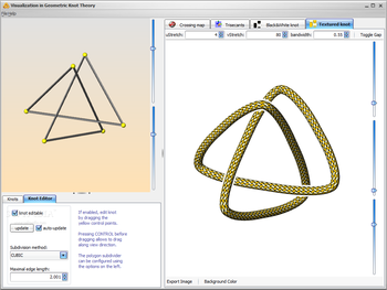 Visualization in Geometric Knot Theory screenshot 5