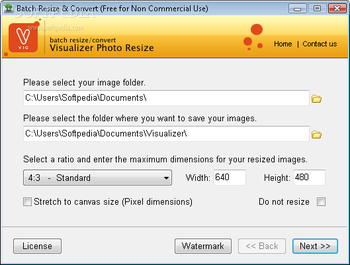 Visualizer Photo Resize screenshot