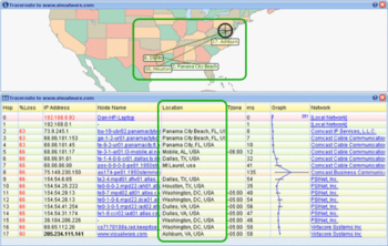 VisualRoute 2010 screenshot 3